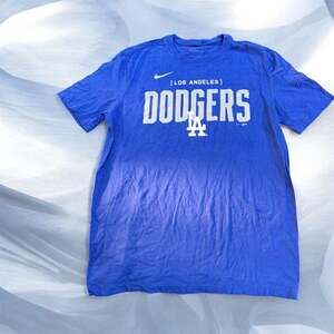 Nike Los Angeles Dodgers Authentic Collection MLB Logo Graphic T-Shirt